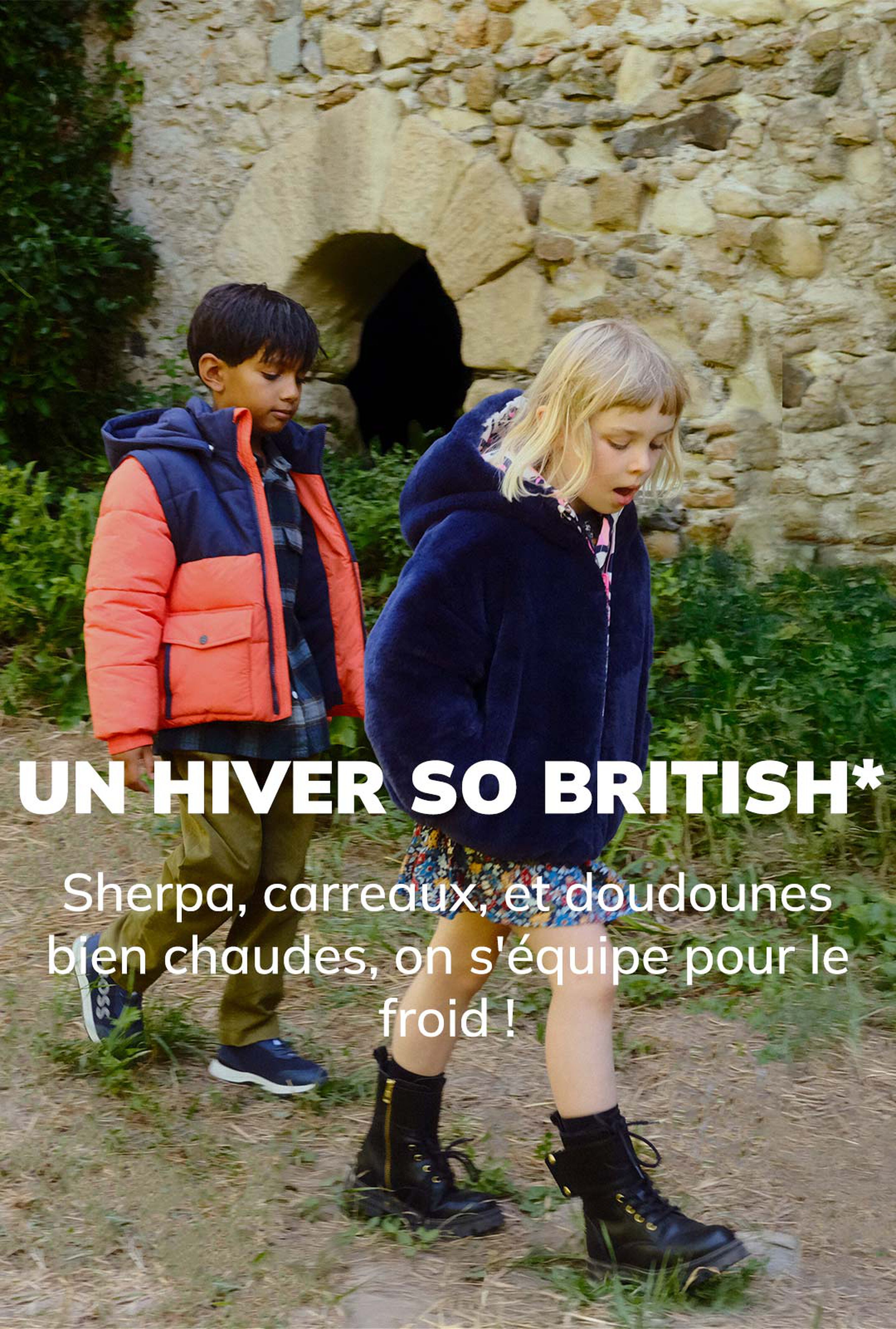 Les nouvelles collections automne hiver 2025 de vêtements pour enfants chez Kids around