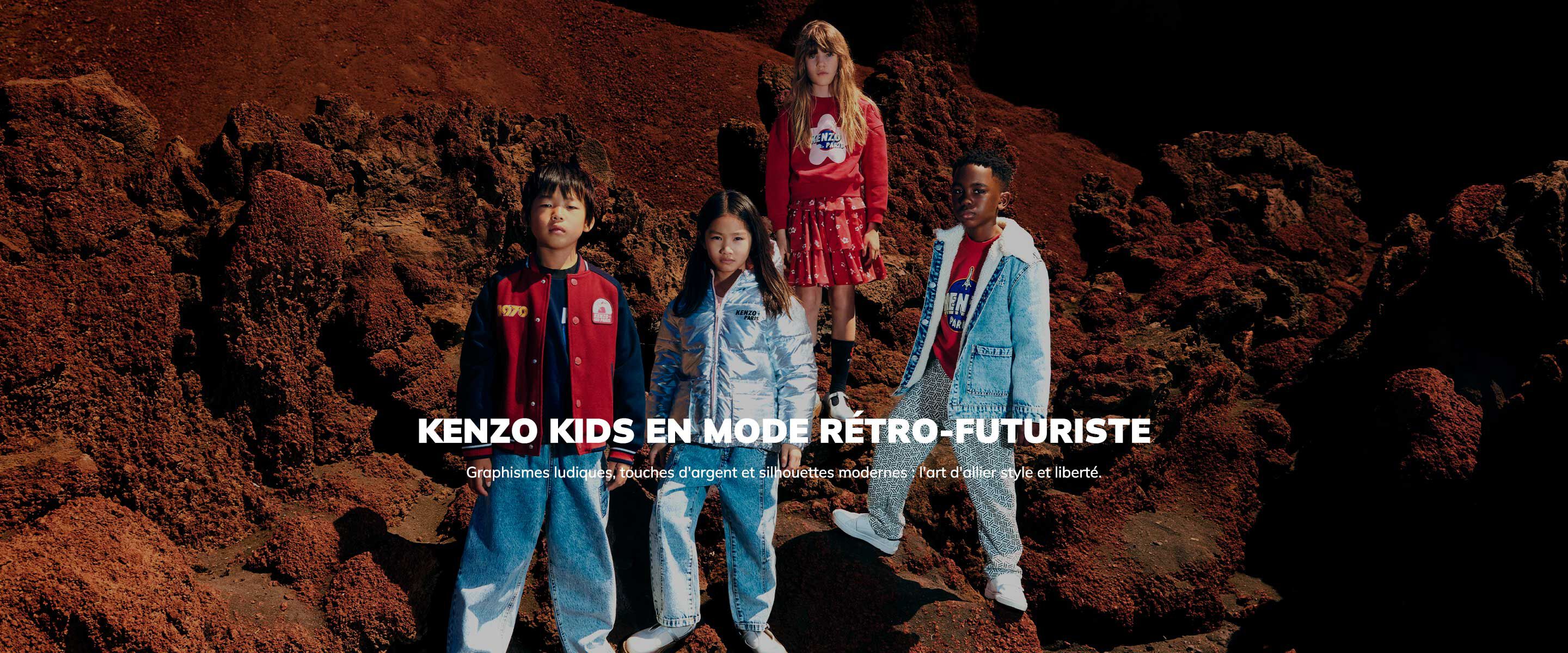 Les vêtements et accessoires pour enfants de la marque KENZO KIDS sur Kids around