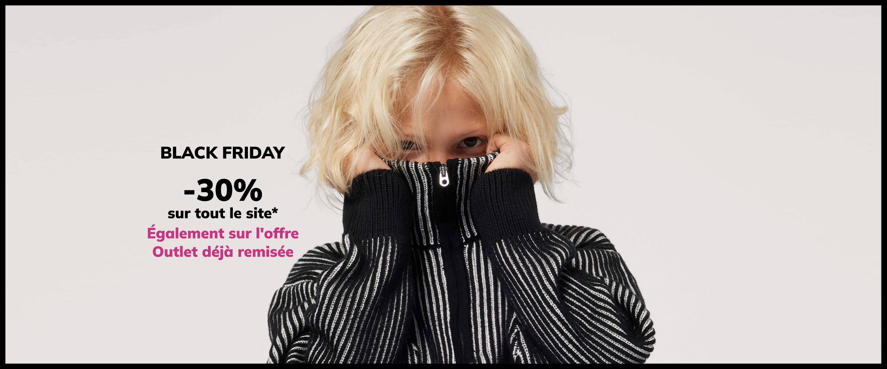 Connectez-vous à vous pour profiter de 30% sur une sélection de vêtements pour enfants et bébé