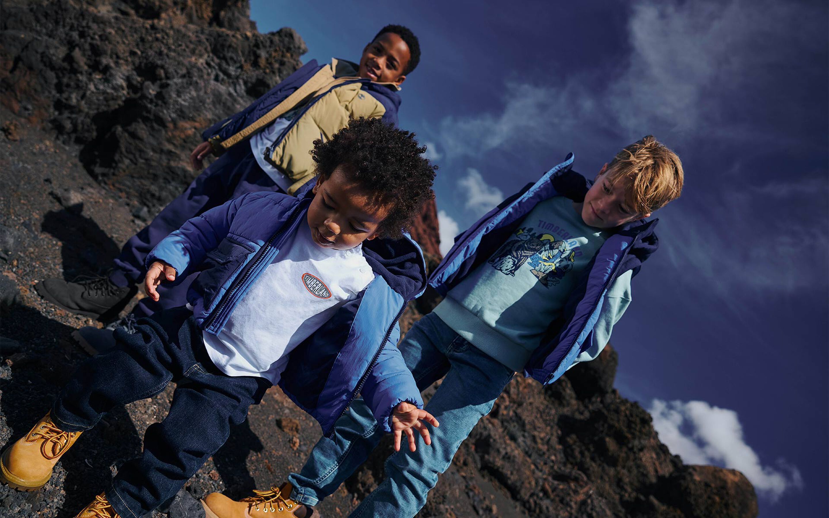 Les pulls pour enfants de la marque Timberland sur Kids around