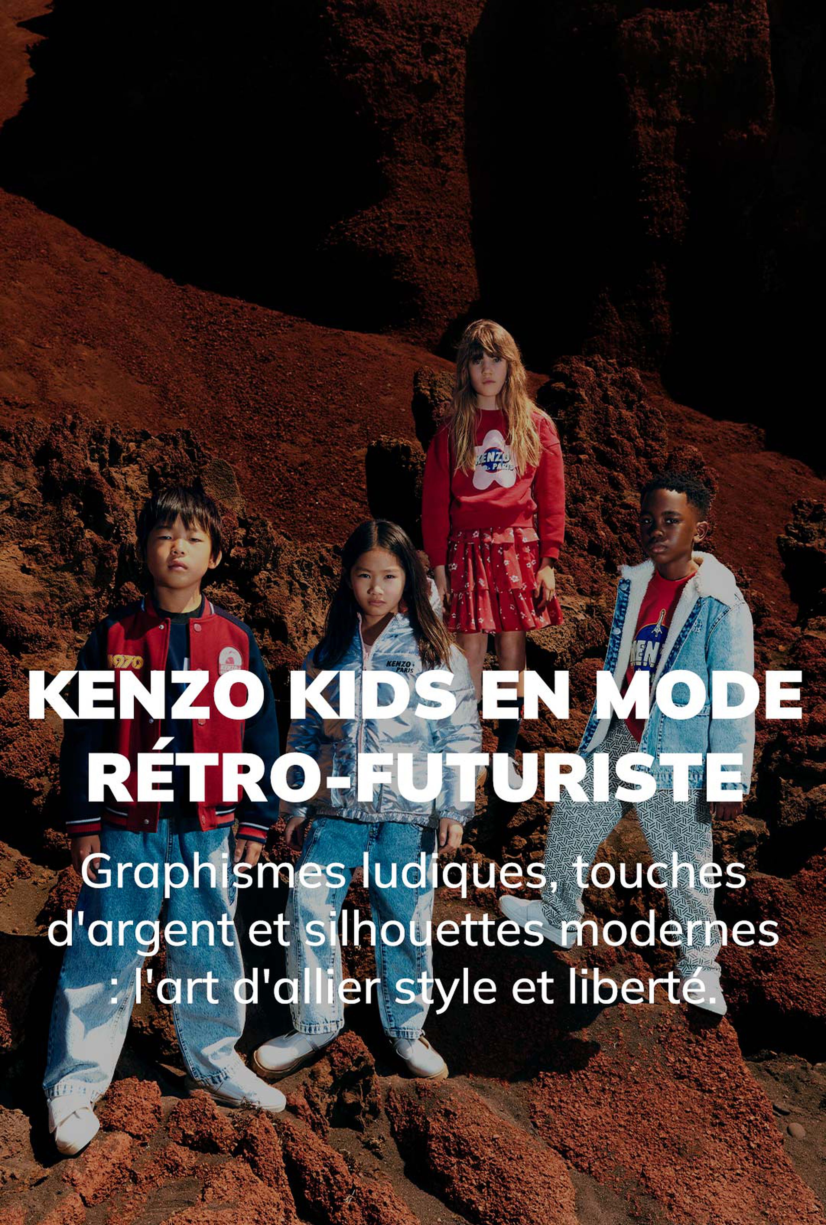 Les vêtements et accessoires pour enfants de la marque KENZO KIDS sur Kids around