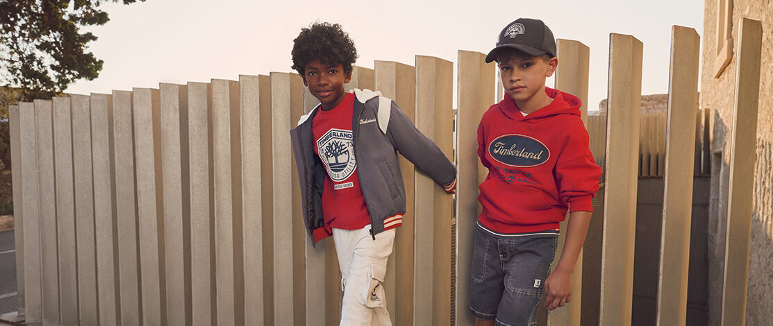 vêtements pour enfants de la marque Timberland collection printemps été 2026