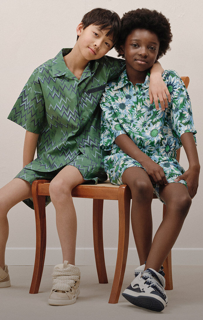 A coleção verão 2026 da marca de luxo Lanvin Kids na Kids around