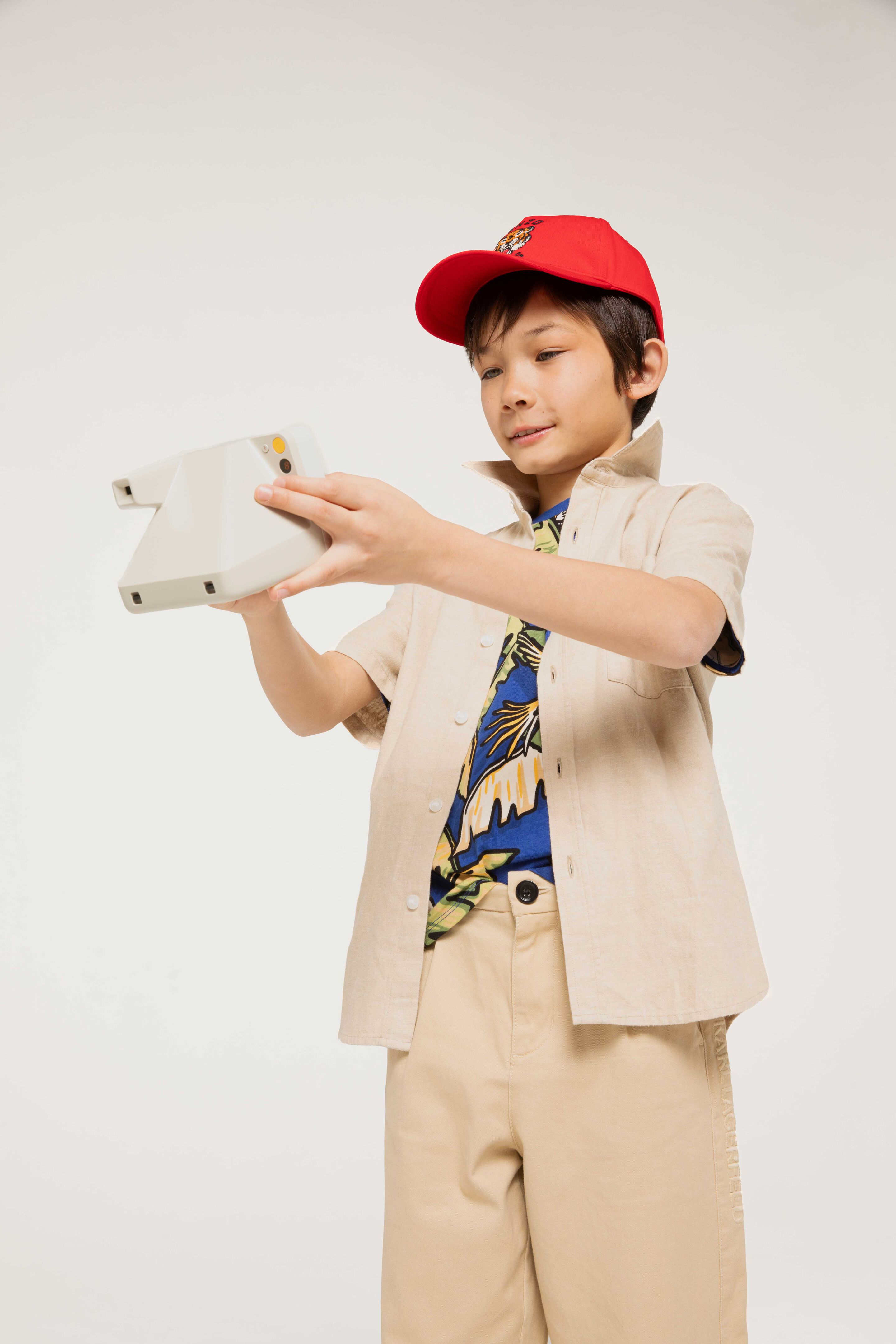 Vêtements enfant de luxe – collection safari chic en beige et kaki