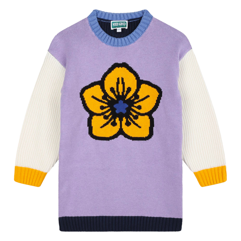 Robe en tricot multicolore KENZO KIDS 
                    FILLE