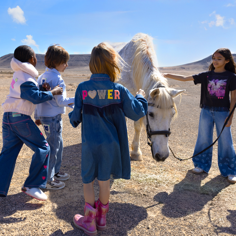 Chemise en coton ray&eacute;e BILLIEBLUSH 
                        GARCON