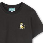 T-shirt en coton &agrave; badge brod&eacute; KENZO KIDS 
                    UNISEXE