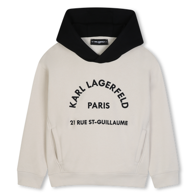 Sweat-shirt &agrave; capuche KARL LAGERFELD KIDS GARCON