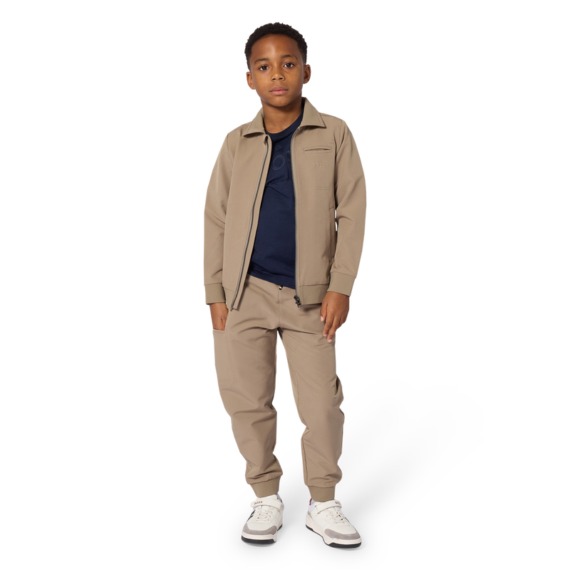 Cardigan en tissu synth&eacute;tique BOSS 
                        GARCON