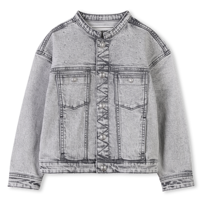 Veste en jean &agrave; strass ZADIG & VOLTAIRE FILLE