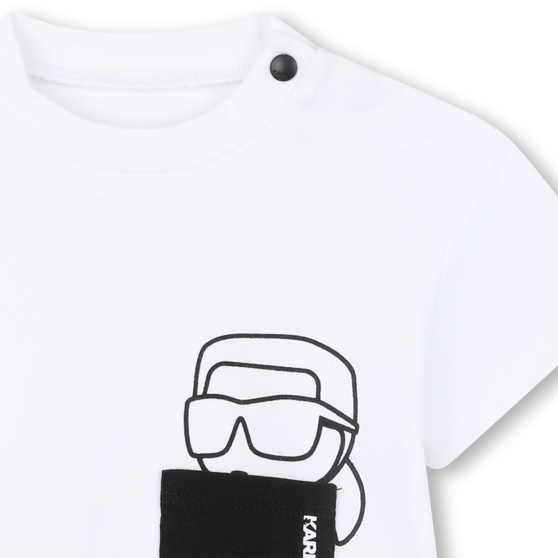 ENSEMBLE T-SHIRT ET PANTALON KARL LAGERFELD KIDS 
                        GARCON