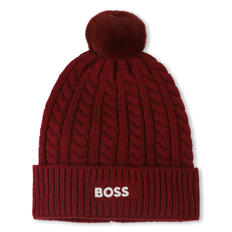 Bonnet tricot torsadé BOSS 
                    GARCON