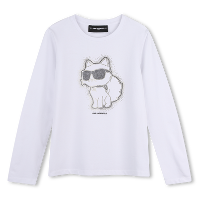 Tee-shirt manches longues KARL LAGERFELD KIDS FILLE