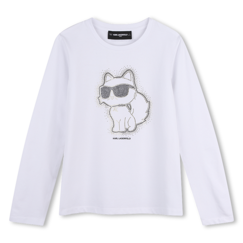 Tee-shirt manches longues KARL LAGERFELD KIDS 
                        FILLE
