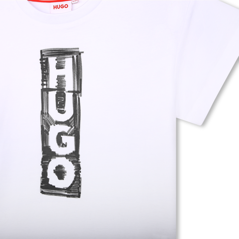 T-shirt imprimé siglé Hugo 
                    FILLE