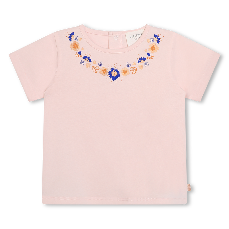 T-shirt avec imprimé floral CARREMENT BEAU 
                    FILLE
