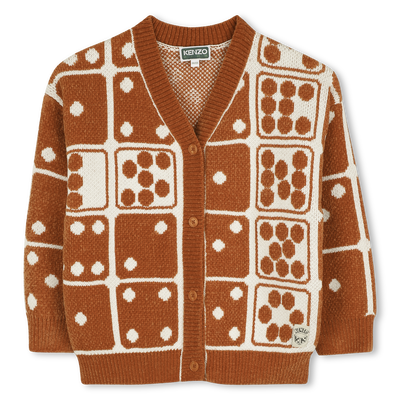 Cardigan en tricot KENZO KIDS FILLE