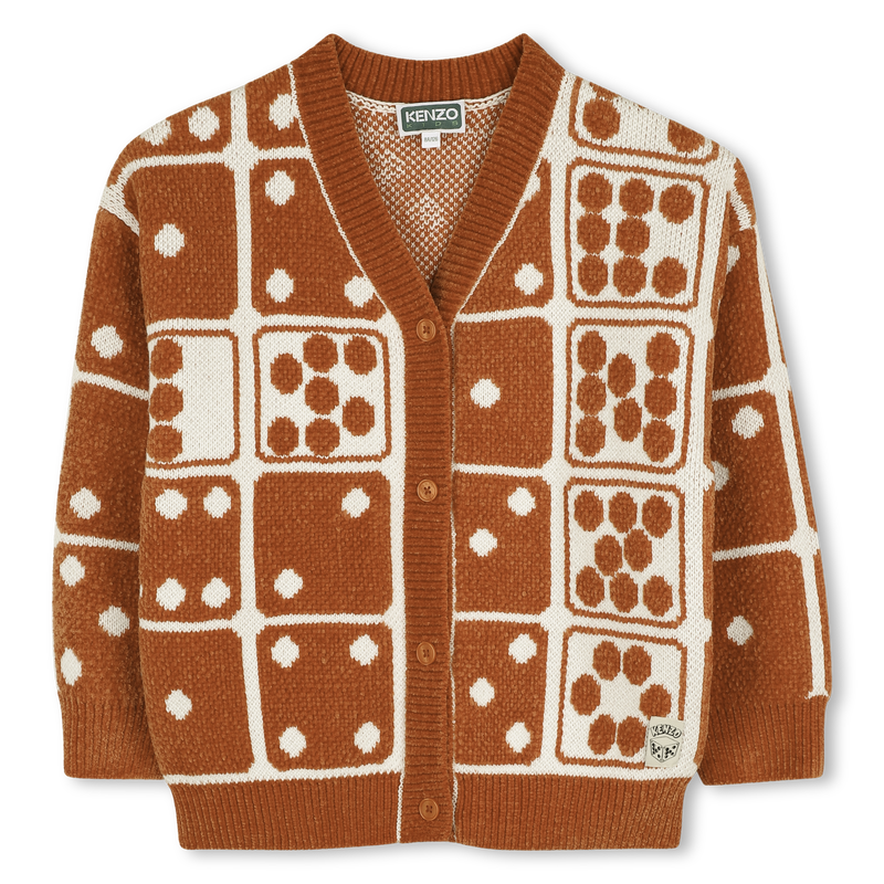 Cardigan en tricot KENZO KIDS 
                        FILLE