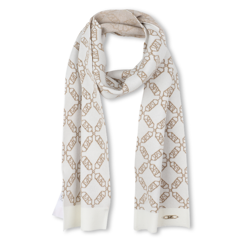 Écharpe en tricot avec jacquard MICHAEL KORS 
                    FILLE