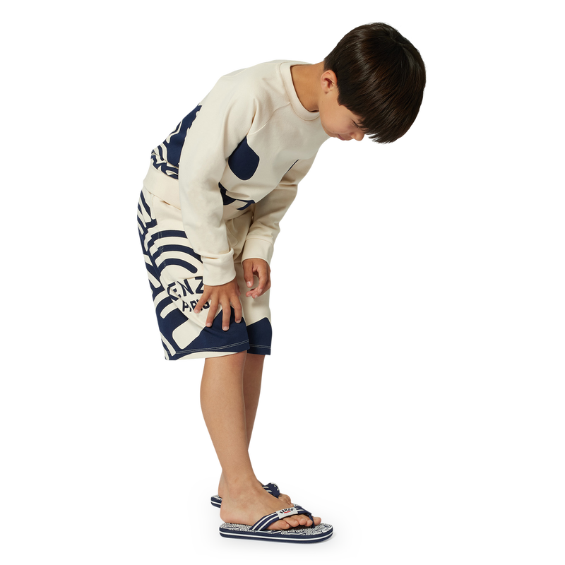 Sweat-shirt molletonn&eacute; coton KENZO KIDS 
                        GARCON