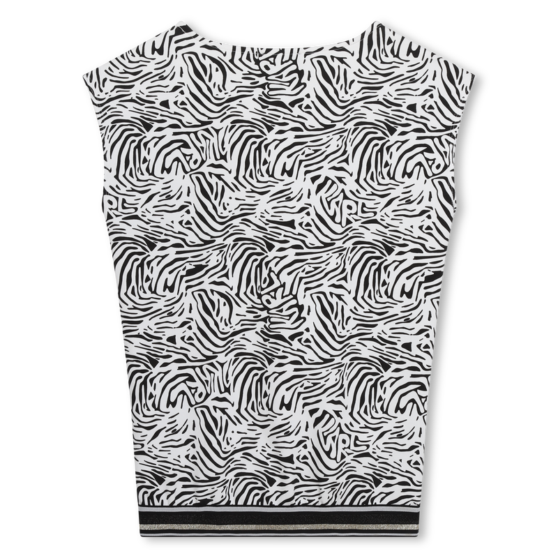 Robe sweat-shirt imprimée KARL LAGERFELD KIDS 
                    FILLE