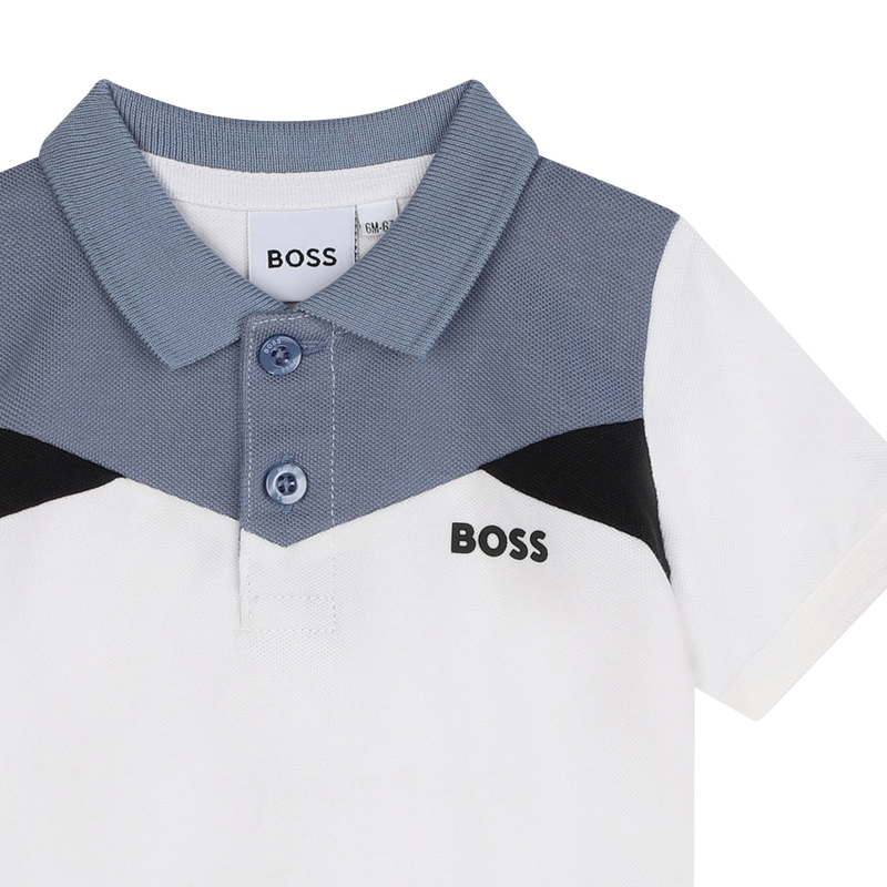 Polo avec blocs de couleur BOSS 
                    GARCON