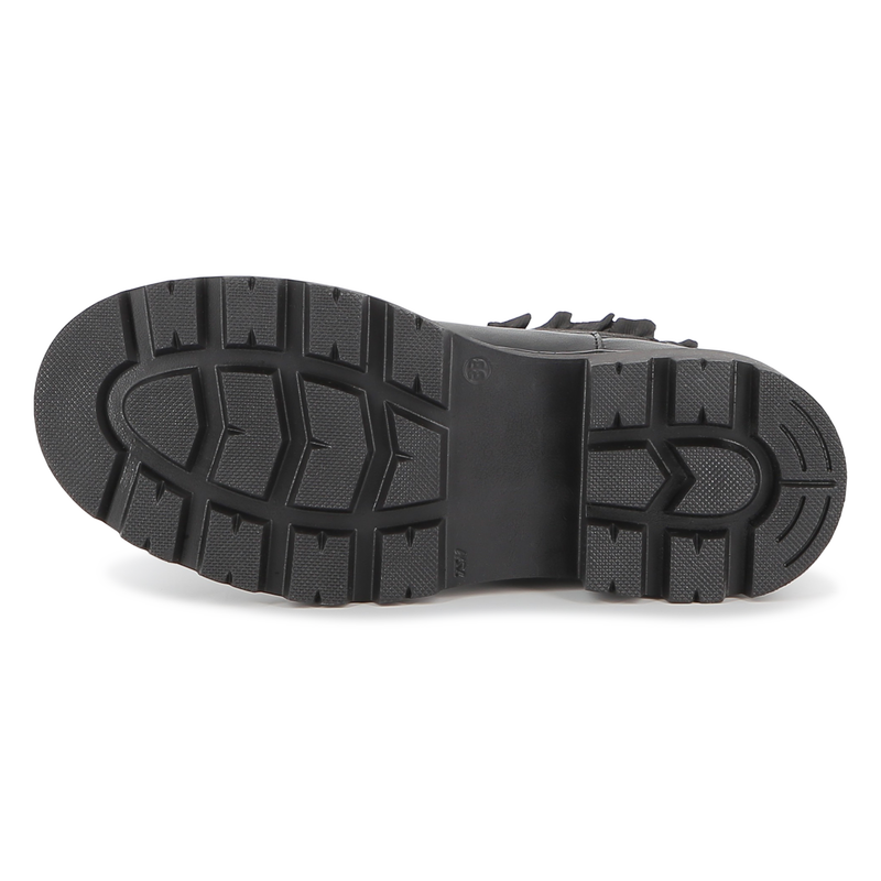 Bottine Chelsea en cuir de vachette KARL LAGERFELD KIDS 
                        FILLE