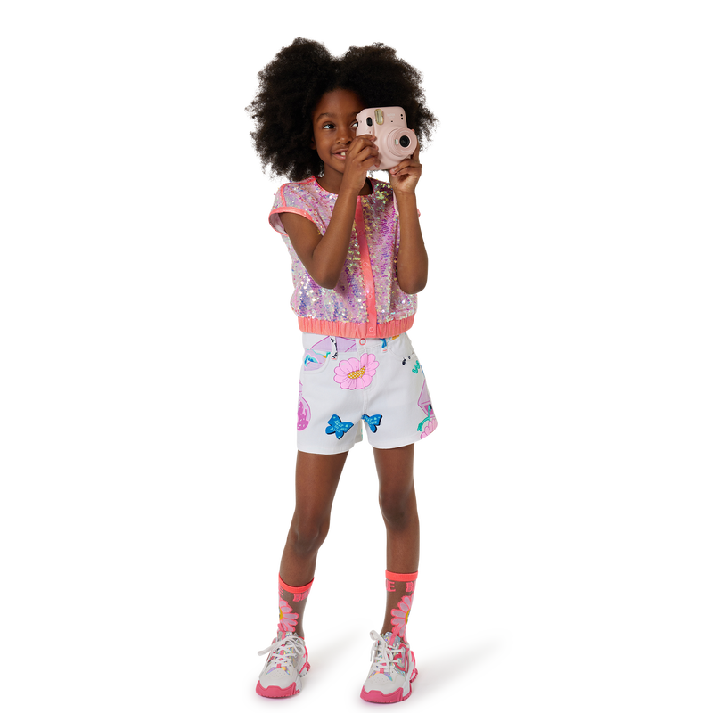 Short imprimé en sergé BILLIEBLUSH 
                    FILLE