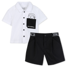 Ensemble chemise et short KARL LAGERFELD KIDS 
                    GARCON
