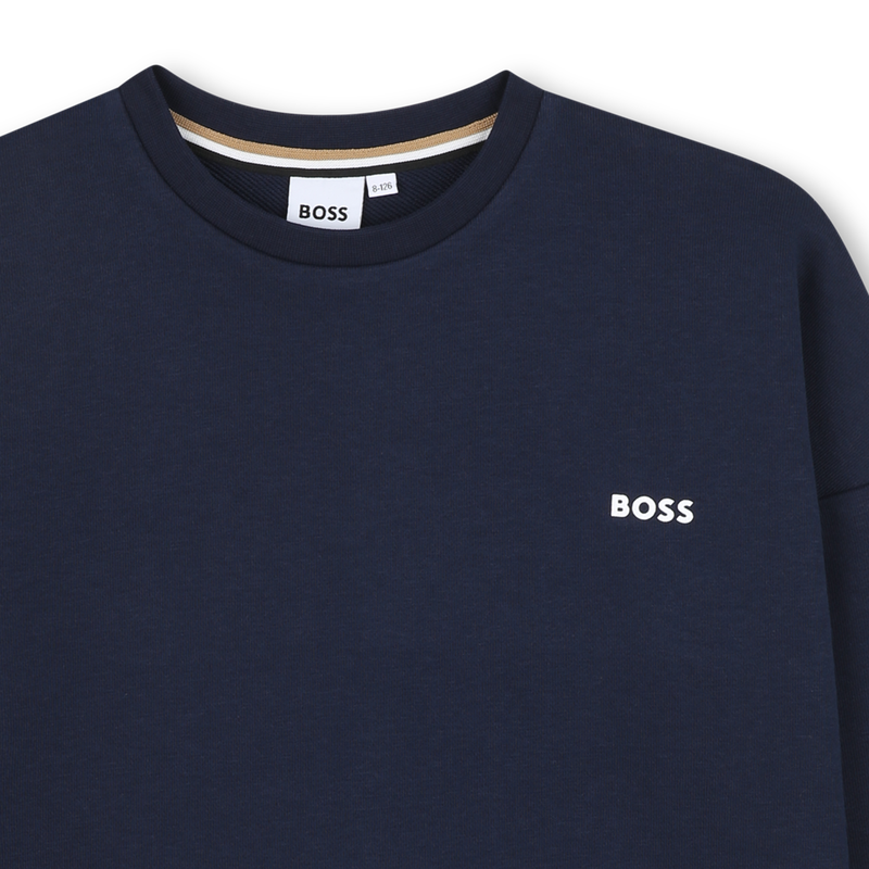 Sweat-shirt col rond uni BOSS 
                    GARCON
