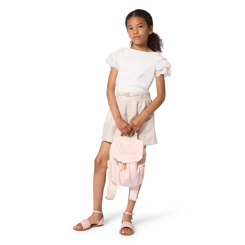 T-SHIRT MANCHES BALLON CHLOE 
                        FILLE