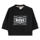 Sweat-shirt molleton col rond BOSS 
                    GARCON