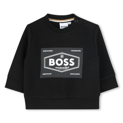 Sweat-shirt molleton col rond BOSS GARCON