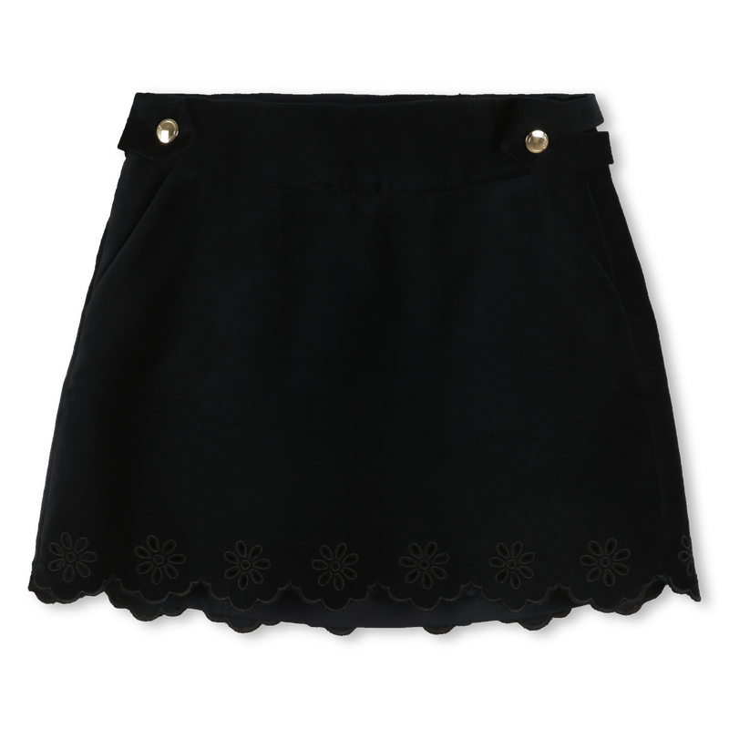 Jupe courte avec fermeture zippée CHLOE 
                    FILLE
