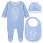 Pyjama avec bonnet et bavoir KENZO KIDS 
                    UNISEXE