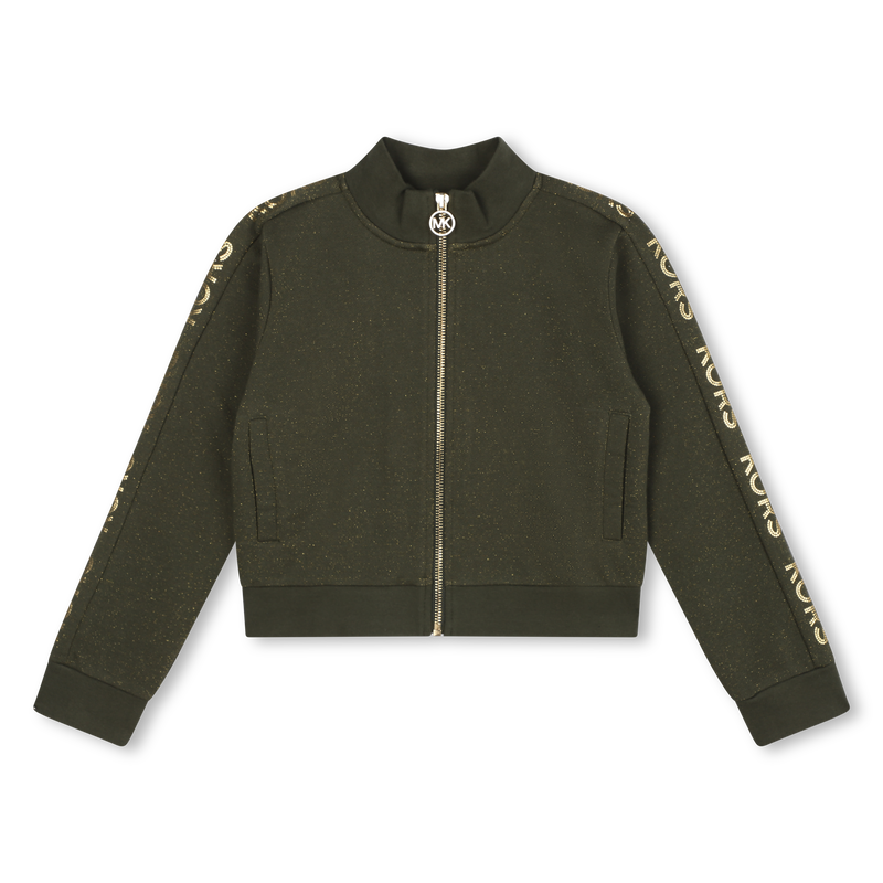 Cardigan molletonné pailleté MICHAEL KORS 
                    FILLE