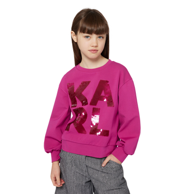 Sweat manches longues KARL LAGERFELD KIDS FILLE