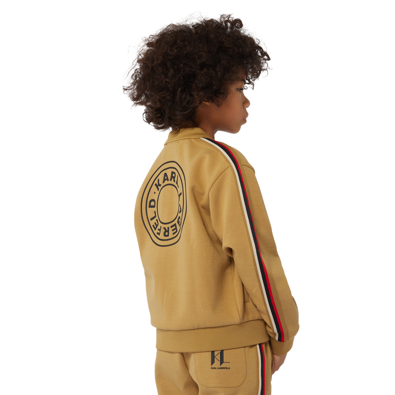 Cardigan de jogging zippé KARL LAGERFELD KIDS 
                    GARCON