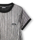 Robe pliss&eacute;e &agrave; manches courtes DKNY 
                    FILLE