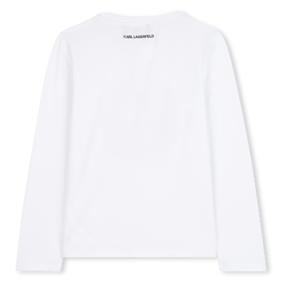 T-shirt à manches longues KARL LAGERFELD KIDS FILLE