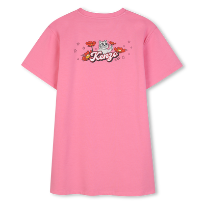 Robe manches courtes KENZO KIDS FILLE