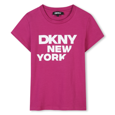 T-shirt à manches courtes DKNY FILLE