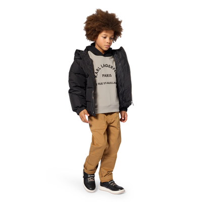 Doudoune &agrave; capuche KARL LAGERFELD KIDS GARCON