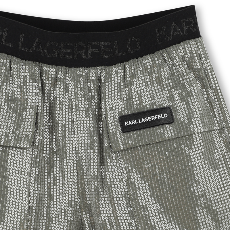 Short de cérémonie à sequins KARL LAGERFELD KIDS 
                    FILLE