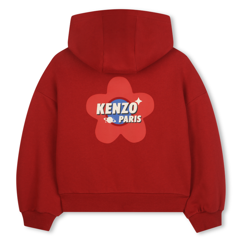 Sweat à capuche en molleton KENZO KIDS 
                    FILLE
