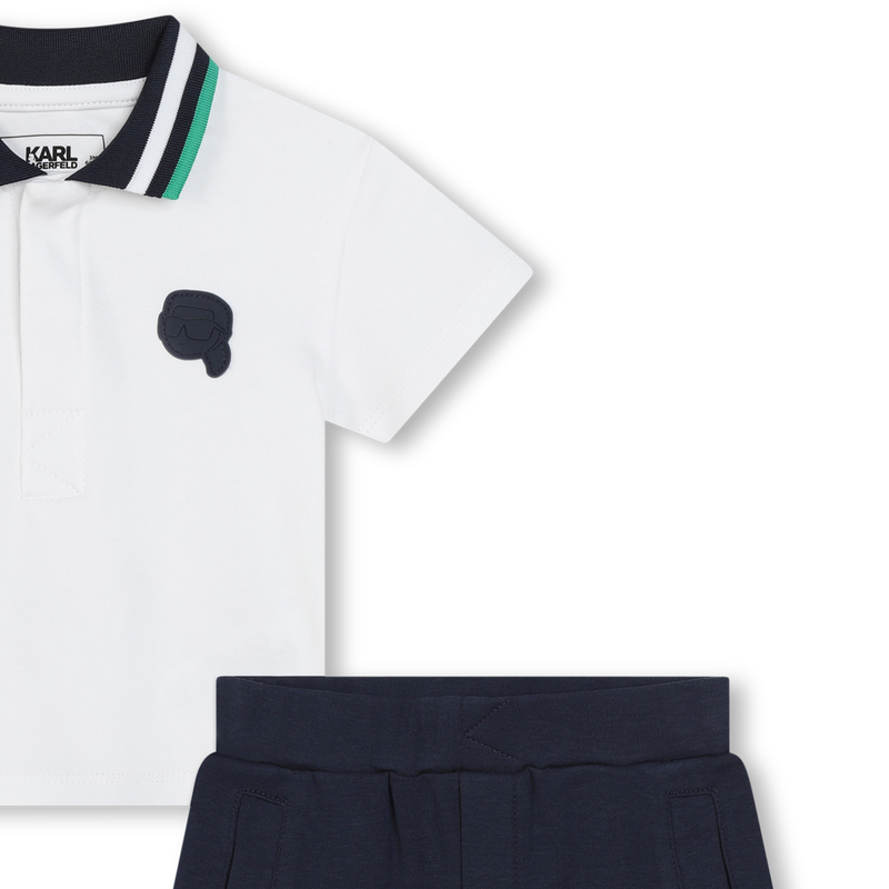 Ensemble polo et bermuda KARL LAGERFELD KIDS 
                    GARCON