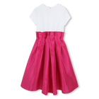 Robe de c&eacute;r&eacute;monie en taffetas KARL LAGERFELD KIDS 
                    FILLE