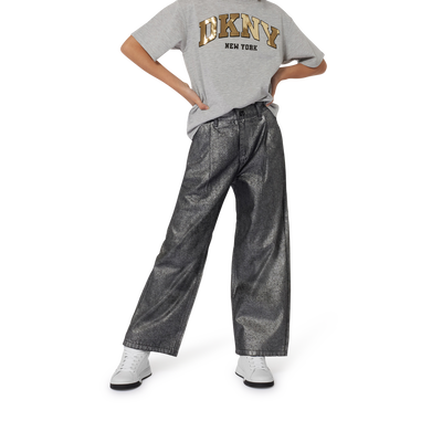 Bonnet en tricot avec revers DKNY FILLE