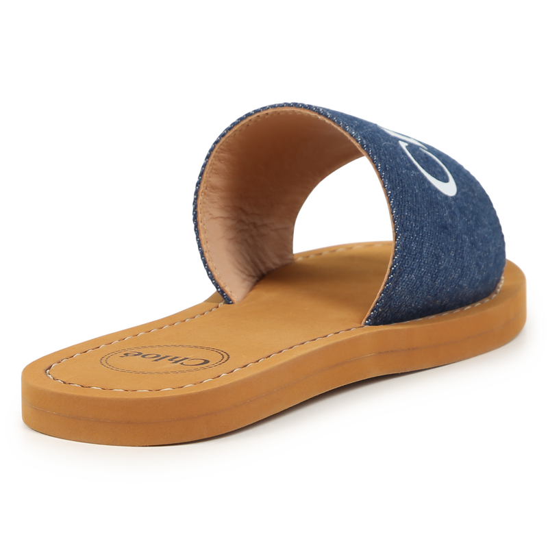 Claquettes en denim CHLOE 
                    FILLE