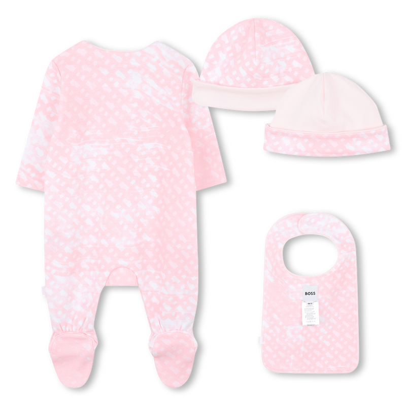 Ensemble pyjama, bavoir et bonnet BOSS 
                    FILLE